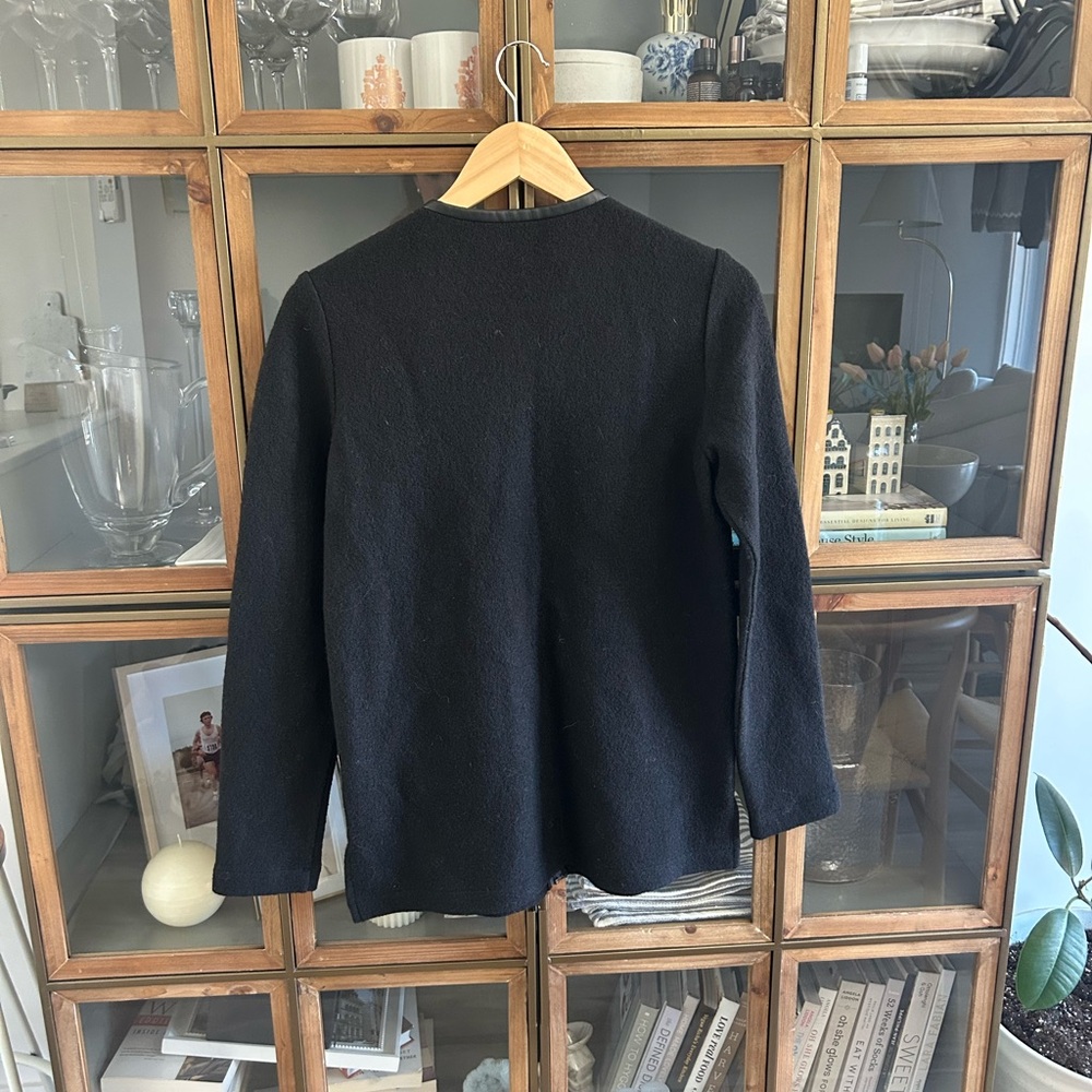 Wool Black Cardigan Women - Picture 4 of 7